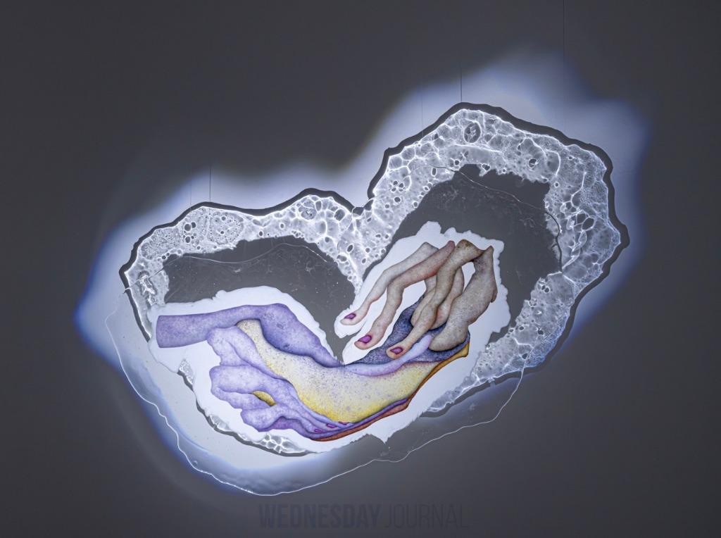 6. Kajin Kim, Habitable Dialogue VI, Image transfer on epoxy resin, light, 77 x 109 x 0.3 cm, 2023 © Kajin Kim.jpeg