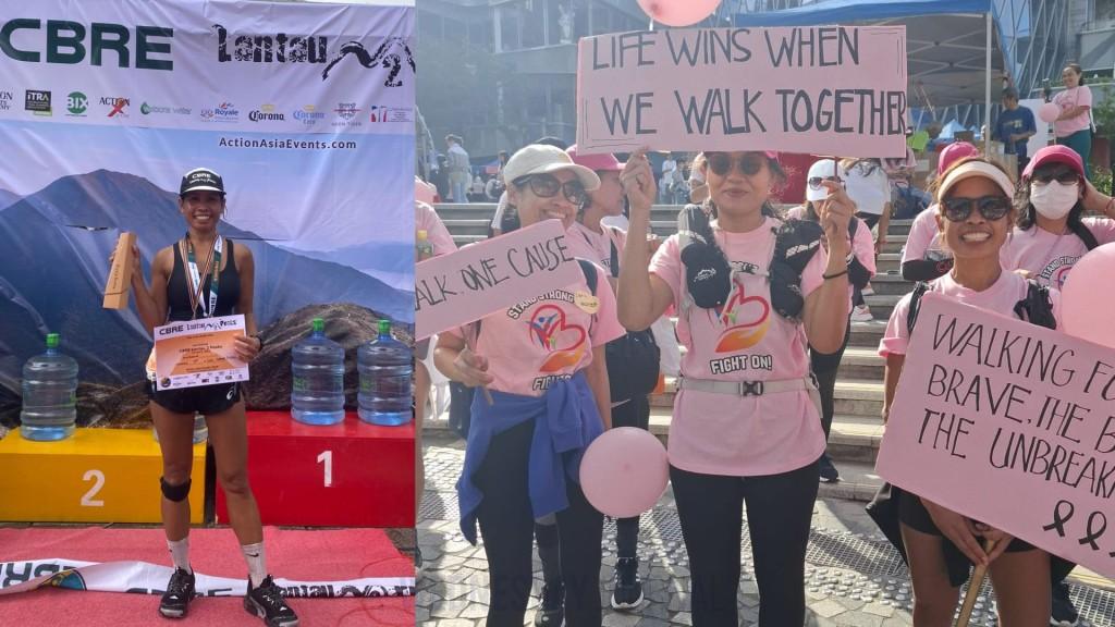 '암 투병 극복' 인도네시아 가정부, 트레일 레이스에서 3위 차지.jpg