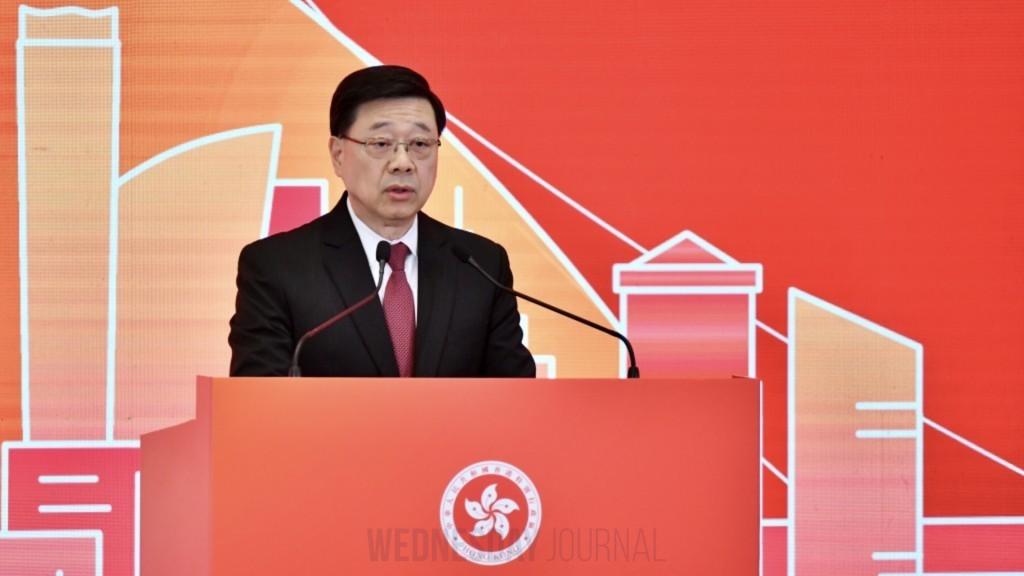 존 리, 15차 5개년 계획으로 홍콩의 밝은 미래를 약속하다.jpg