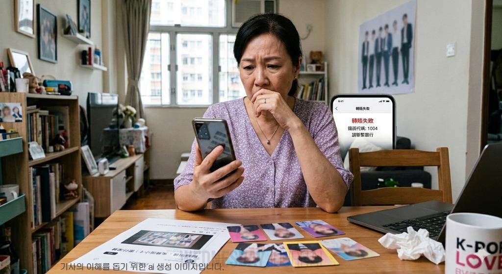 K-pop 중년 여성팬, 스레드 무료 나눔 사기에 20만 홍콩달러 피해 복사.jpg