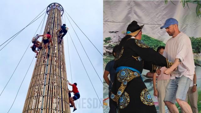 청차우 빵 축제 앞두고 '클라이밍 카니발' 열려… 시민들 14m 빵 타워 도전.jpg