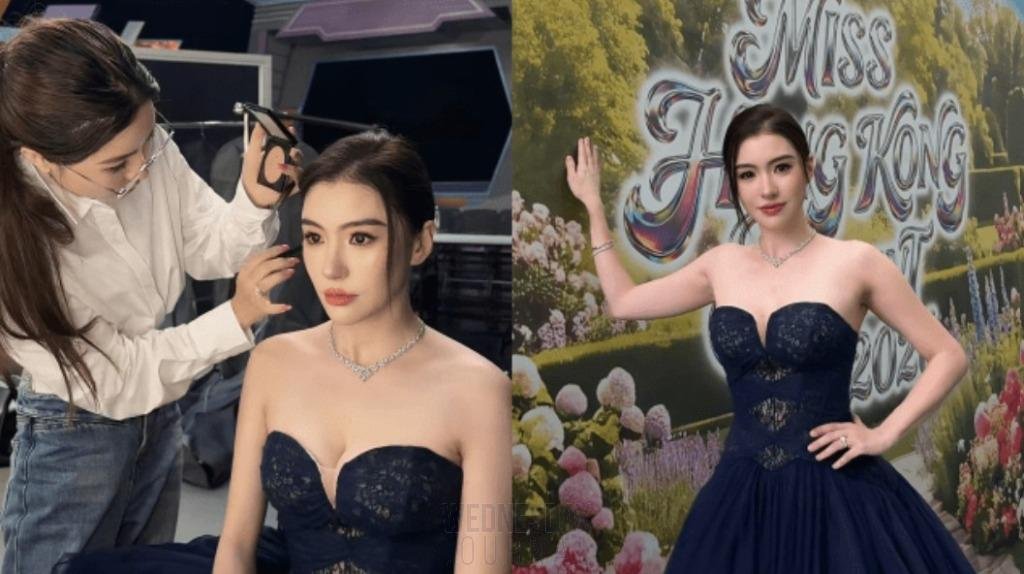 전 미스홍콩, 중국 메이크업 업체의 불법 취업 논란에 휩싸여.jpg