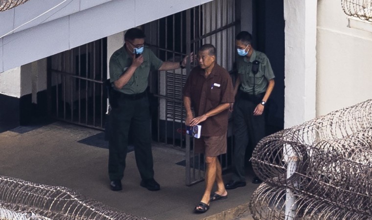 지미 라이, 국가보안법 위반 혐의로 징역 20년 선고