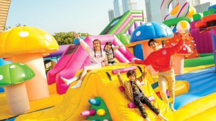 [홍콩이벤트] 세계 최대 '에어바운스 성' 설 연휴 서구룡 원더랜드서 개최