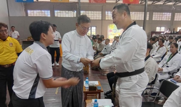 조영득 관장, 미얀마 태권도연맹 초청으로 설 연휴 품새 수련 봉사