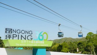 홍콩 옹핑 케이블카, 유지보수로 임시 중단
