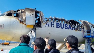대한항공, 에어부산 화재 지원체제 구축…임원급파·임시편 투입
