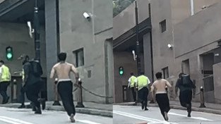 [홍콩사건] 홍콩 고급 주택가 폭푸람에서 무차별 칼부림 소동