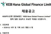 [채용공고] KEB Hana Global Finance Limited