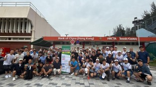 제7회 홍콩한인회장배 테니스대회 112명 참가 - 금배 양근모·오영일 우승