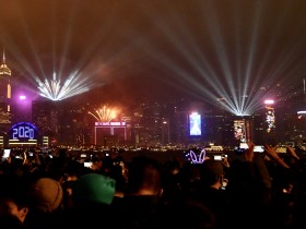 홍콩 4년 연속 불꽃놀이 없는 신년맞이
