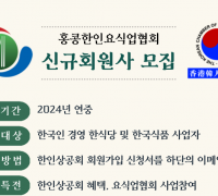 홍콩한인요식업협회 동정, 2024년 해외한식당협의체 지원 사업 3연속 2개사업 선정